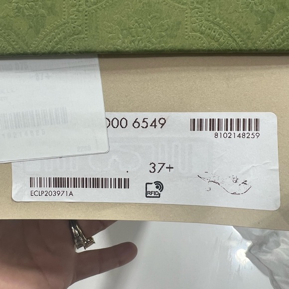 Gucci 85mm Double G leather mules, size 37.5 - Picture 10 of 11